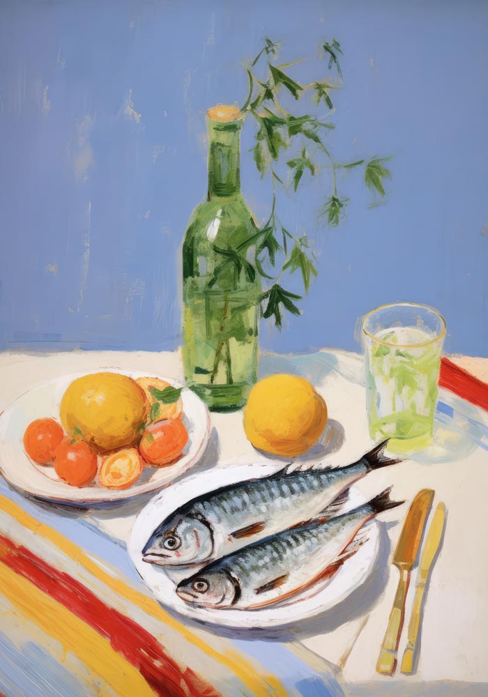 Dinner is Ready Art Print – Colourful Illustration — Ansicht 4