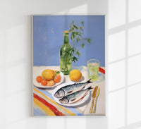 Dinner is Ready Art Print – Colourful Illustration — Ansicht 1