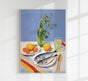 Dinner is Ready Art Print – Colourful Illustration