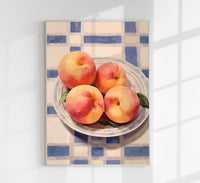 Peaches at the Table Art Print – Kunstdruck Patroa Studio — Ansicht 1