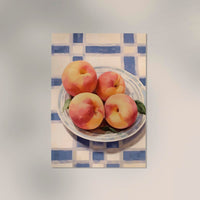 Peaches at the Table Art Print – Kunstdruck Patroa Studio — Ansicht 3