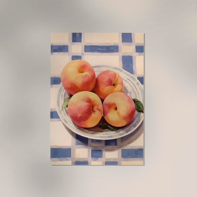 Peaches at the Table Art Print – Kunstdruck Patroa Studio
