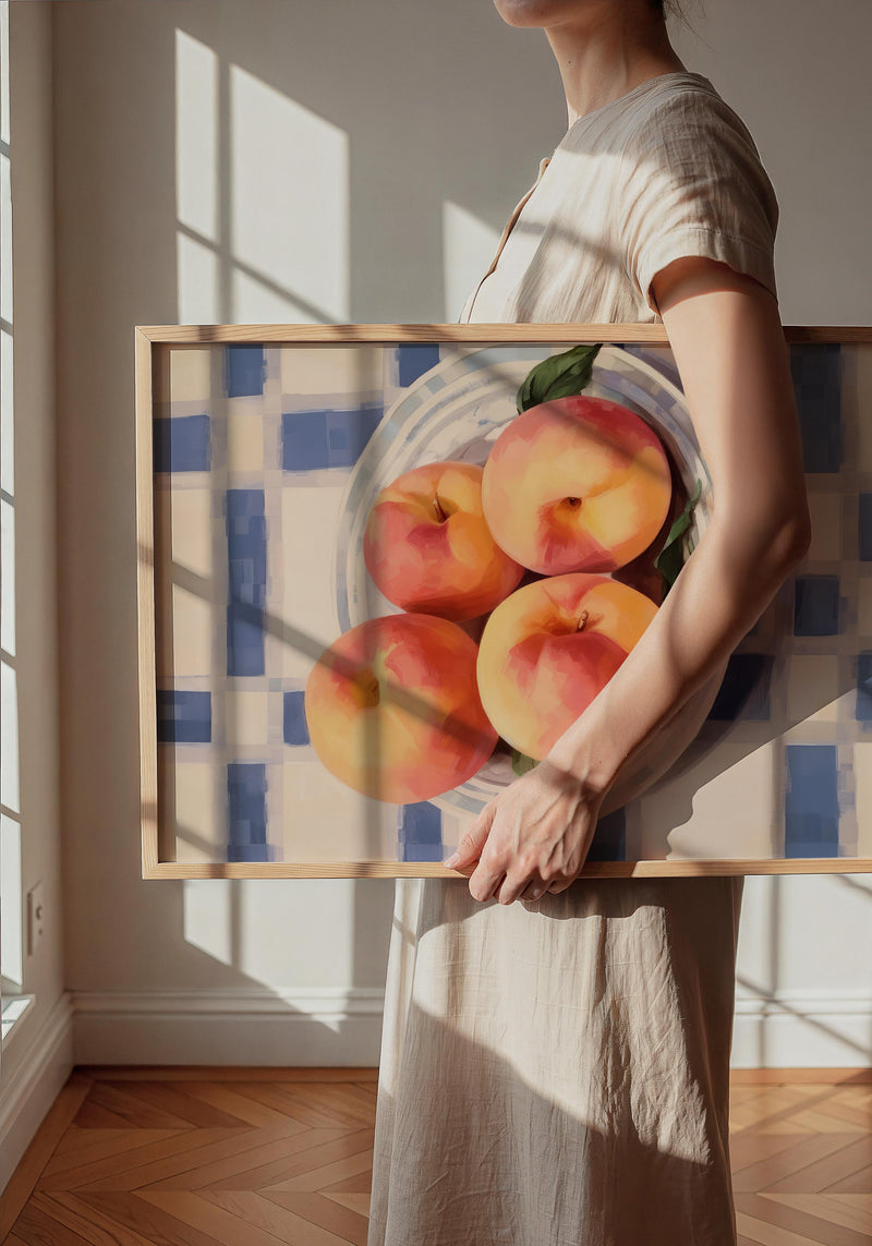 Peaches at the Table Art Print – Kunstdruck Patroa Studio — Ansicht 2