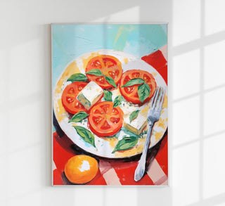 Basilico e Pomodoro Art Print – Handgedruckt Berlin