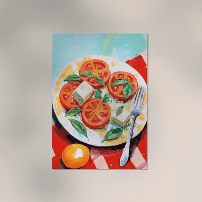 Basilico e Pomodoro Art Print – Hand-printed Berlin