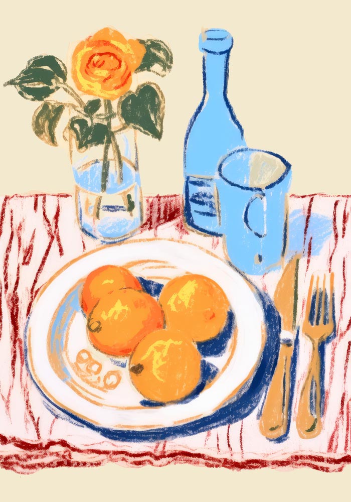 Orange Time! Art Print – Kunstdruck Patroa Studio — Ansicht 4