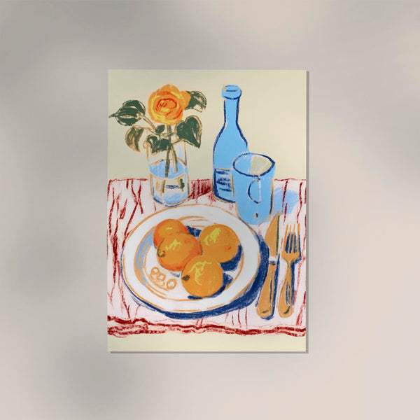 Orange Time! Art Print – Kunstdruck Patroa Studio