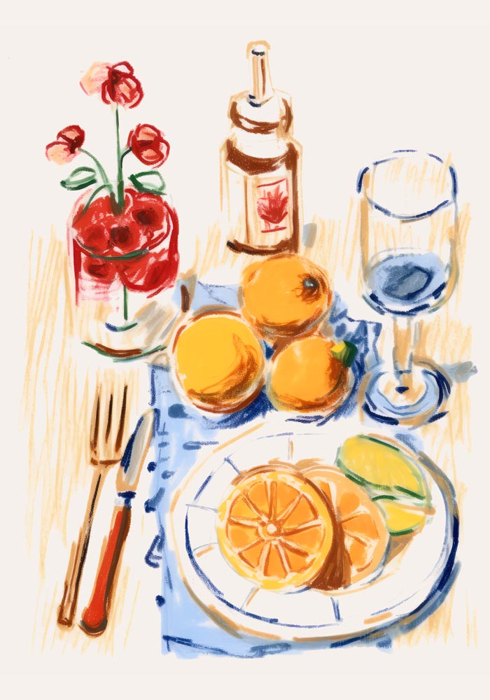 Citric Salad Art Print – Poster von Patroa Studio — Ansicht 4