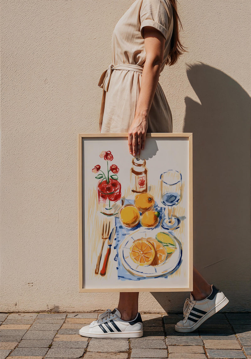 Citric Salad Art Print – Poster von Patroa Studio — Ansicht 2