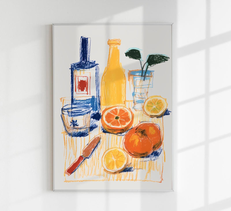Lunch Break nr 2 Art Print – Illustration by Patroa Studio — Patroa Studio
