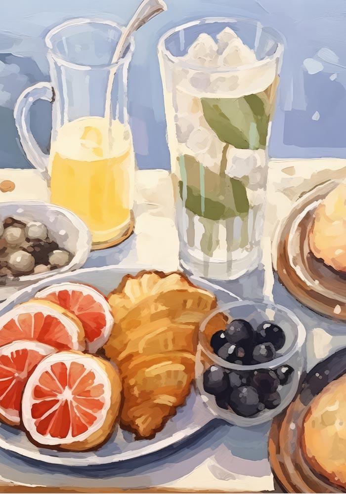 Breakfast Time Art Print – Art print from Berlin — Ansicht 4