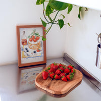 Pancakes and Berries Art Print – Poster by Patroa Studio — Ansicht 2