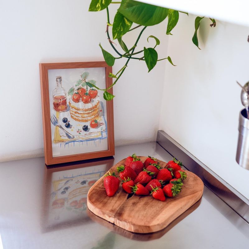 Pancakes and Berries Art Print – Poster by Patroa Studio — Ansicht 2