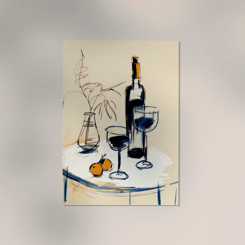 Wine Glasses Art Print – Poster von Patroa Studio — Ansicht 3