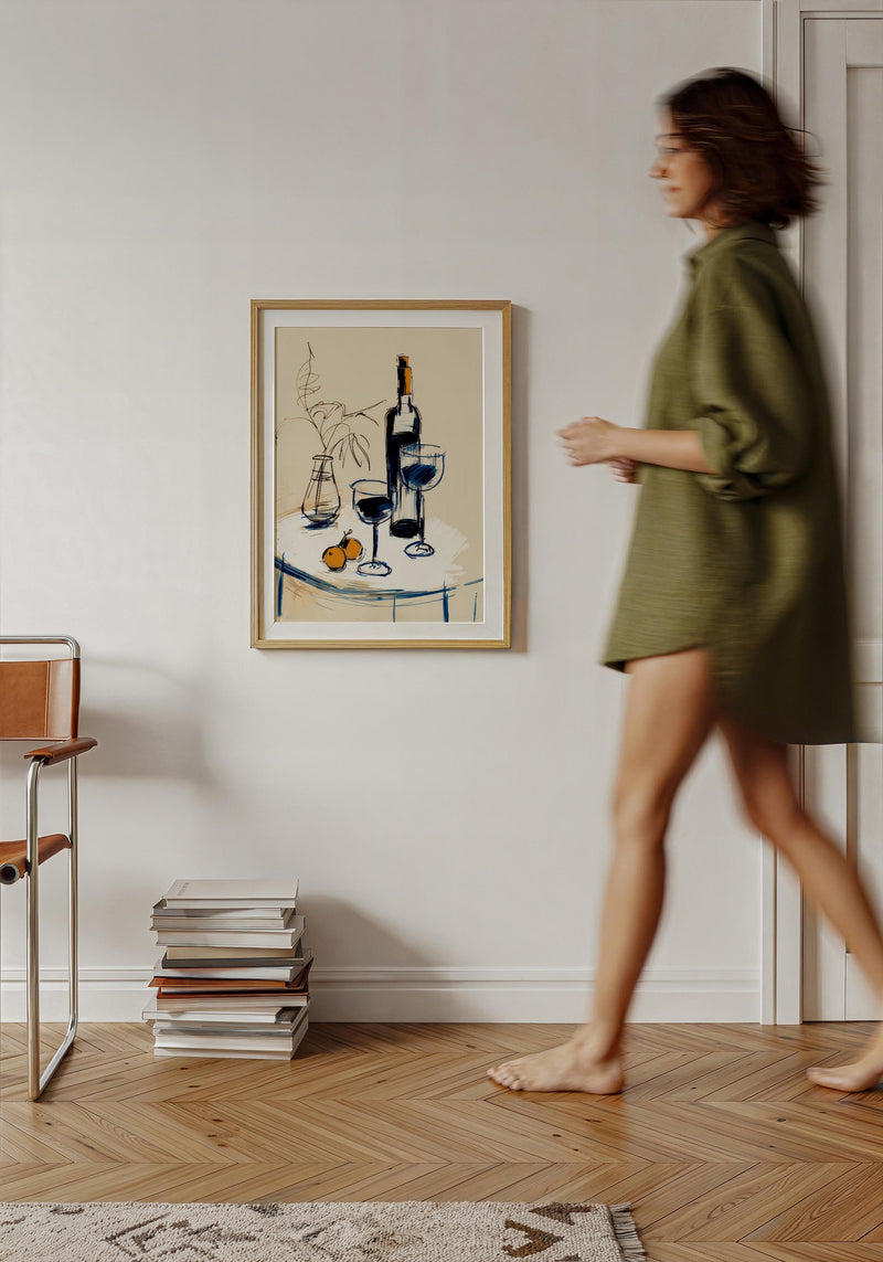 Wine Glasses Art Print – Poster von Patroa Studio — Ansicht 2