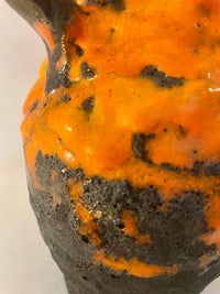 Kabellose Vasenlampe aus West German Pottery – Fat Lava Krug | Pop Weave Collection — Ansicht 5