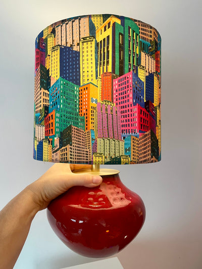 Kabellose Vasenlampe - Bückeburg Keramik - Kugellampe | 36 cm
