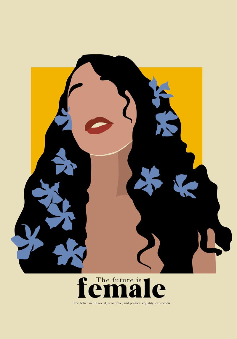 The Future is Female No. 1 Art Poster – Fine Art Print UV-resistent Made in Berlin — Ansicht 4