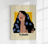 The Future is Female No. 1 Art Poster – Fine Art Print UV-resistent Made in Berlin — Ansicht 1