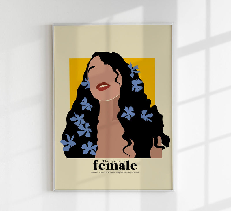 The Future is Female No. 1 Art Poster – Fine Art Print UV-resistent Made in Berlin — Patroa Studio