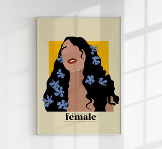 The Future is Female No. 1 Art Poster – Fine Art Print UV-resistant Made in Berlin