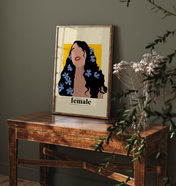 The Future is Female No. 1 Art Poster – Fine Art Print UV-resistent Made in Berlin