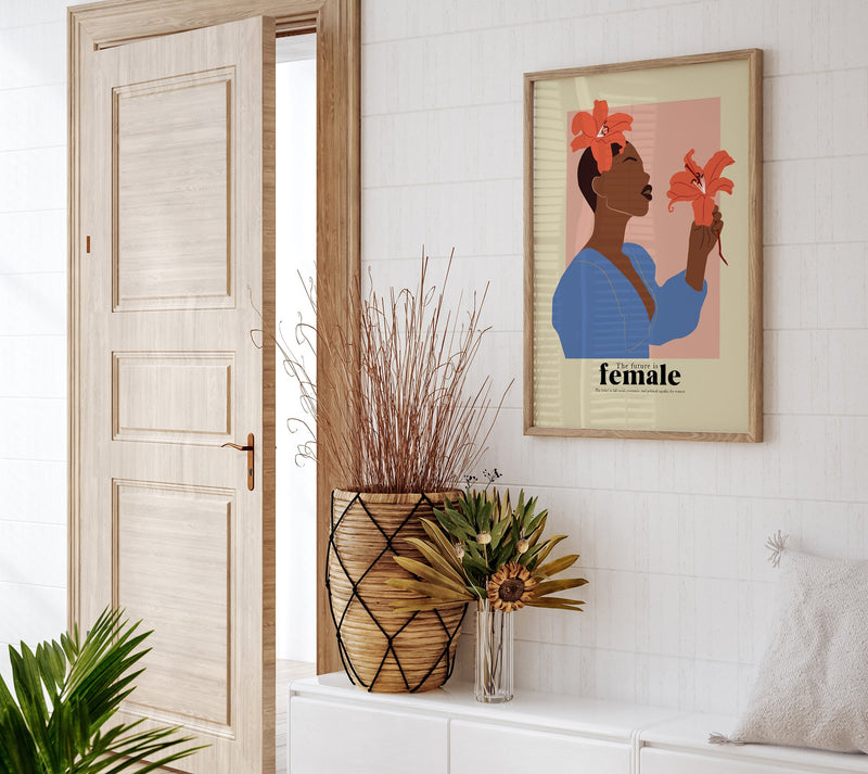 The future is female nr 2 – Art Poster | Kunstdruck | feministische Grafikillustration — Ansicht 2