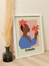 Sale: The future is female nr 2 – S Size Fine Art Print von Patroa Studio — Ansicht 1
