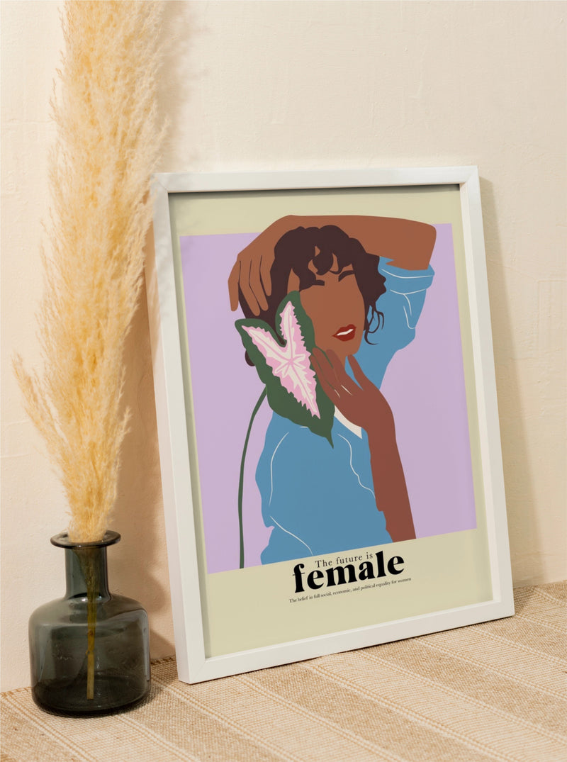 The Future Is Female Nr. 3 Fine Art Print – UV-beständig, Größe S — Patroa Studio