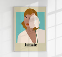 The future is female nr 4 – Art Poster | Kunstdruck feministische Grafikillustration — Ansicht 1