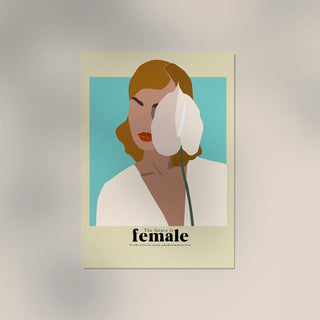 The future is female nr 4 – Art Poster | Kunstdruck | feministische Grafikillustration