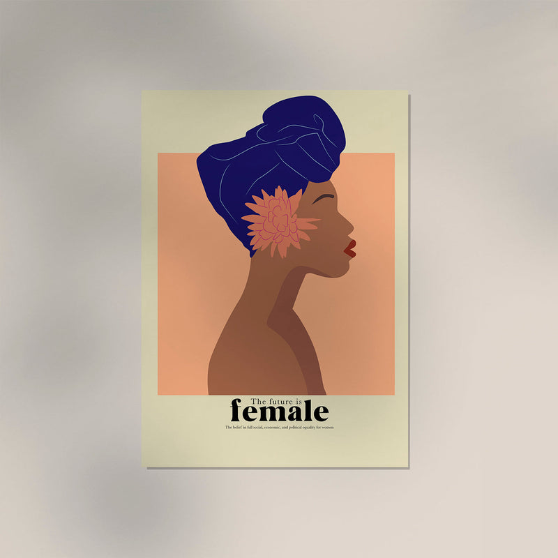 The future is female nr 5 – Art Poster | feministische Grafikillustration — Ansicht 3
