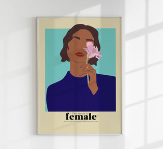 The future is female No. 6 - Art Poster | Feminist Graphic Illustration