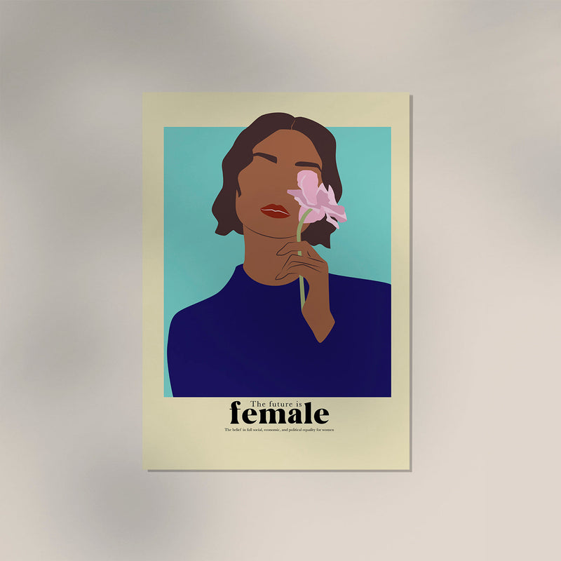 The future is female nr 6 – Art Poster | Feministische Grafikillustration — Ansicht 3