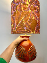 Upgecykelte Vasenlampe aus Cari Zalloni Vase von Fohr - West German Pottery — Ansicht 4
