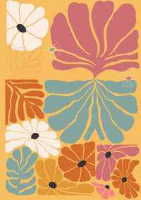 Rainy Flowers Poster – Archivpapier, Berlin Druck — Ansicht 3