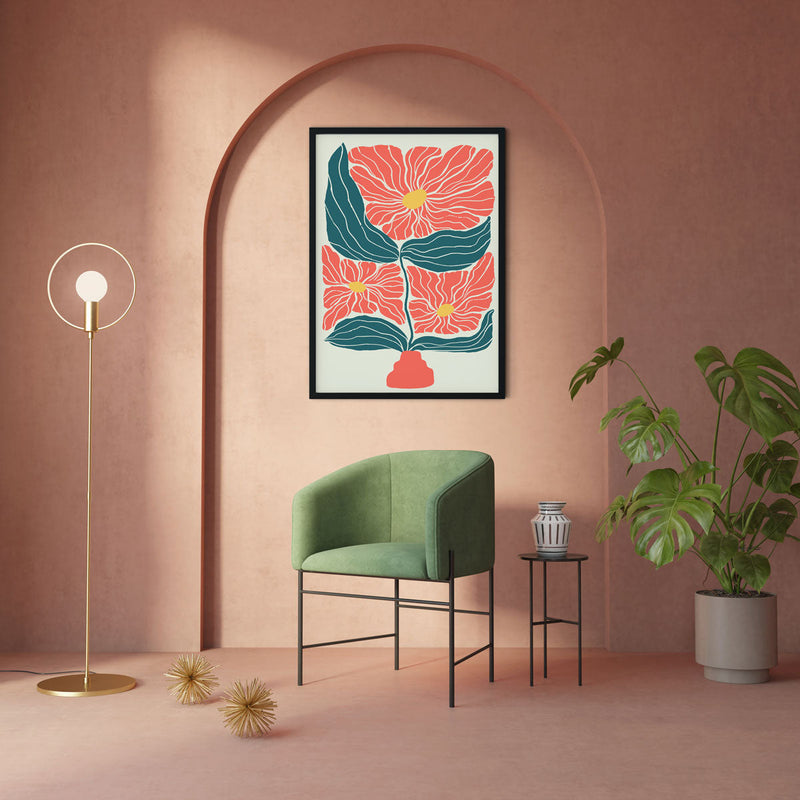 Vase and Flowers – Kunstdruck von Patroa Studio — Ansicht 2