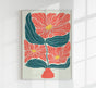Vase and Flowers – Kunstdruck von Patroa Studio