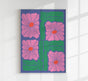 Funky Power Flowers Poster – Patroa Studio Kunstdruck Berlin