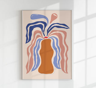 Hairy Vase Poster – Patroa Studio Kunstdruck