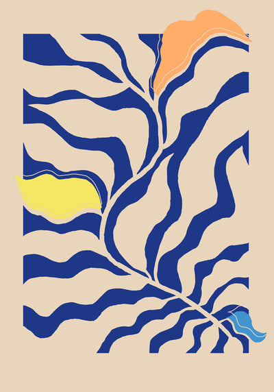 The Vibrant Leaf Poster – Patroa Studio Kunstdruck