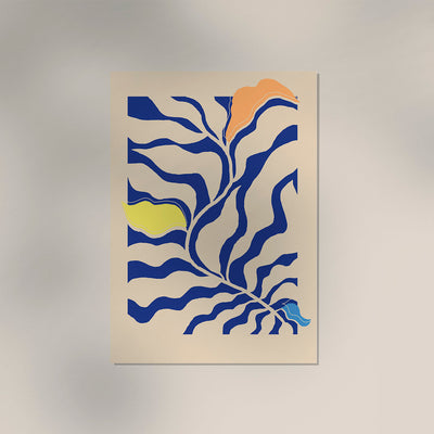 The Vibrant Leaf Poster – Patroa Studio Kunstdruck