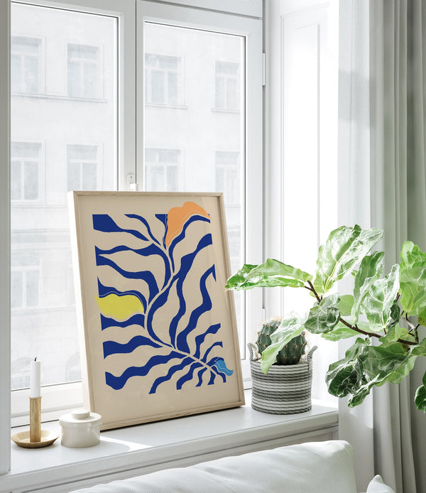 The Vibrant Leaf Poster – Patroa Studio Kunstdruck