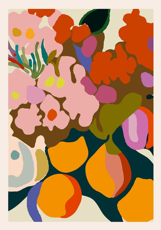 Close up Bouquet – Fine Art Print | Florale Studie | Ausstellungsposter