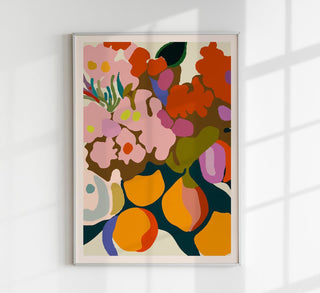 Close up Bouquet – Fine Art Print | Florale Studie | Ausstellungsposter