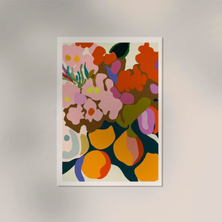 Close up Bouquet – Fine Art Print | Florale Studie | Ausstellungsposter