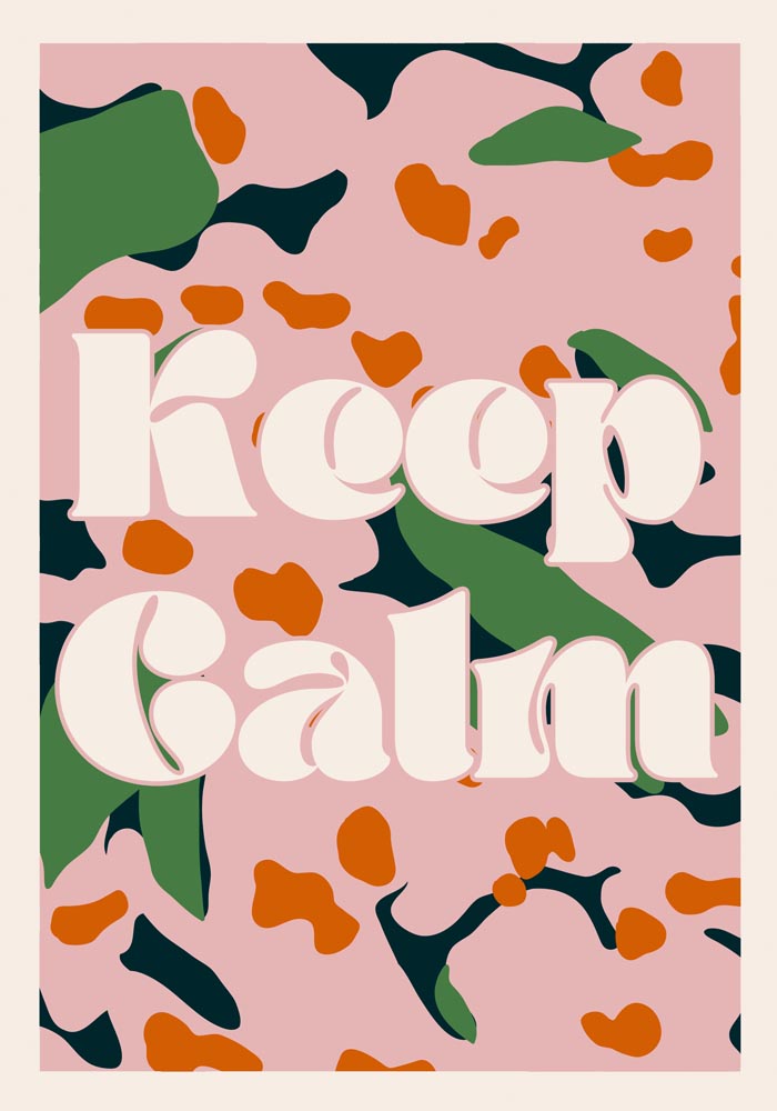 Keep Calm funky Art Print – Fine Art Print auf Canvas oder Papier — Ansicht 4