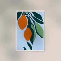 Mango Blues Art Print | Vibrant Wall Art | Handcrafted in Berlin — Ansicht 3