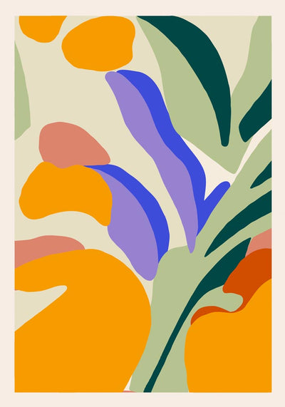 Tropical Fluid Leafs – Fine Art Print UV-beständig modernes Design