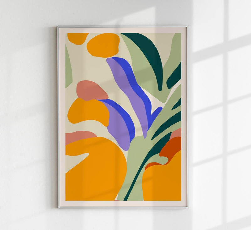 Tropical Fluid Leafs – Fine Art Print UV-beständig modernes Design — Patroa Studio